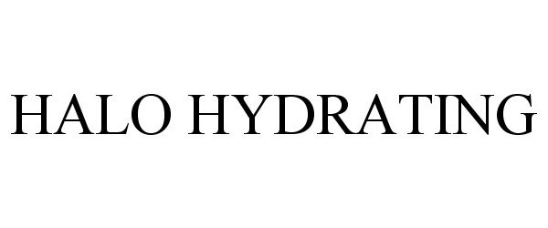 Trademark Logo HALO HYDRATING
