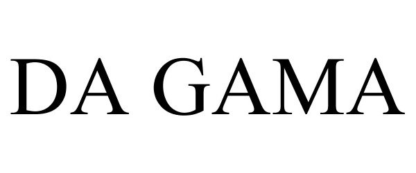 Trademark Logo DA GAMA