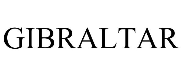 Trademark Logo GIBRALTAR