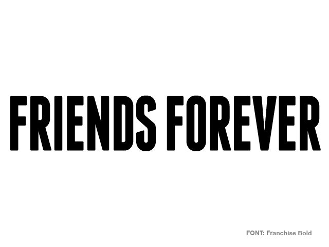 Trademark Logo FRIENDS FOREVER