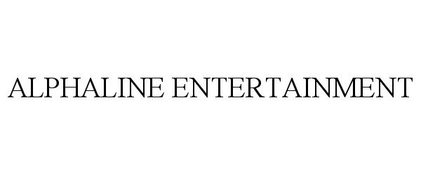 Trademark Logo ALPHALINE ENTERTAINMENT