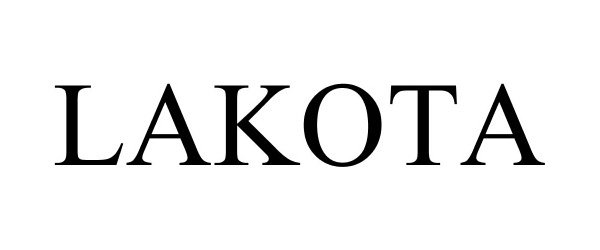 Trademark Logo LAKOTA