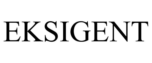 Trademark Logo EKSIGENT