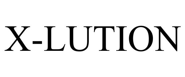 Trademark Logo X-LUTION