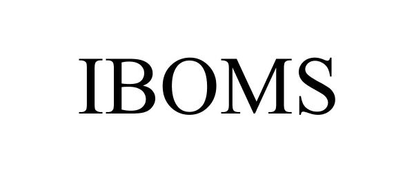 Trademark Logo IBOMS