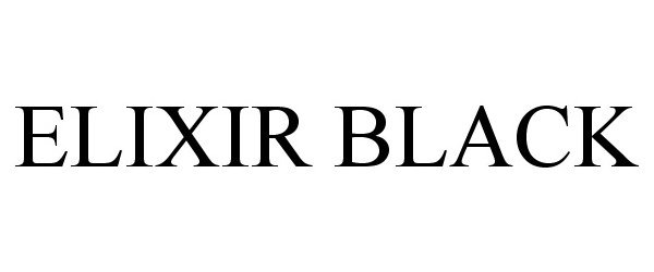 Trademark Logo ELIXIR BLACK