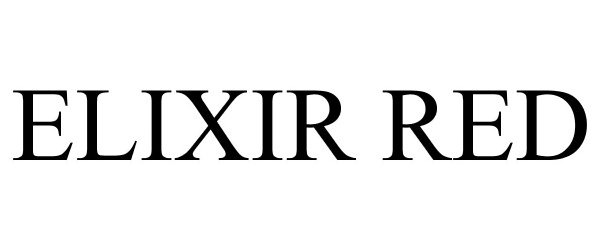 Trademark Logo ELIXIR RED