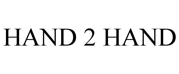 Trademark Logo HAND 2 HAND