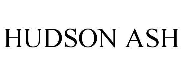  HUDSON ASH