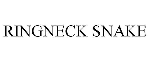Trademark Logo RINGNECK SNAKE