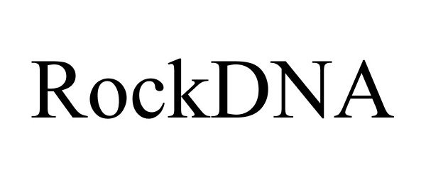 Trademark Logo ROCKDNA