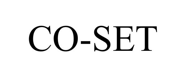 Trademark Logo CO-SET