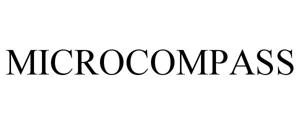 Trademark Logo MICROCOMPASS