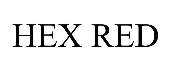 Trademark Logo HEX RED