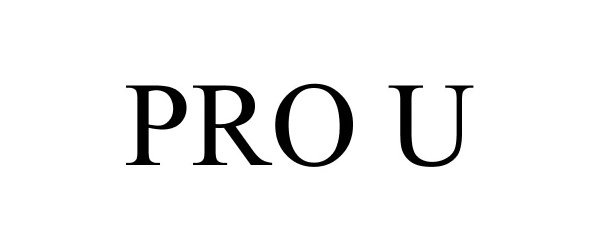 Trademark Logo PRO U