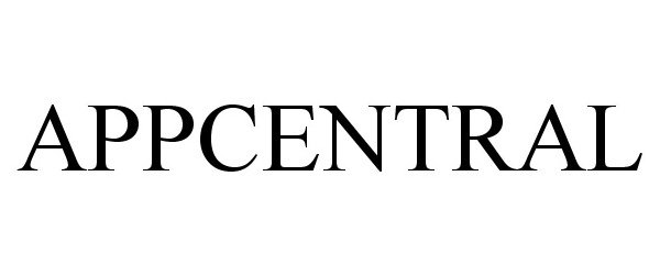 Trademark Logo APPCENTRAL