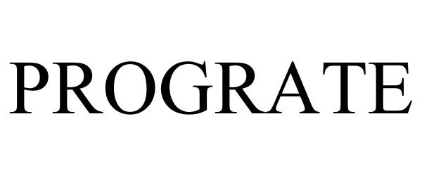 Trademark Logo PROGRATE