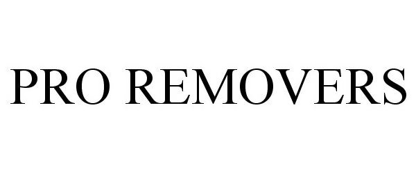  PRO REMOVERS