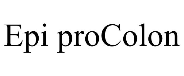 Trademark Logo EPI PROCOLON