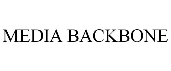 Trademark Logo MEDIA BACKBONE