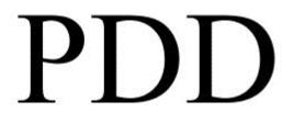 Trademark Logo PDD