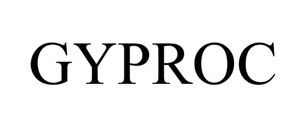 Trademark Logo GYPROC