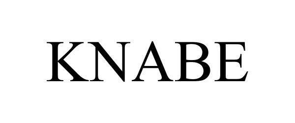 Trademark Logo KNABE