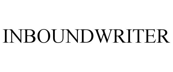 Trademark Logo INBOUNDWRITER