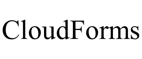 Trademark Logo CLOUDFORMS