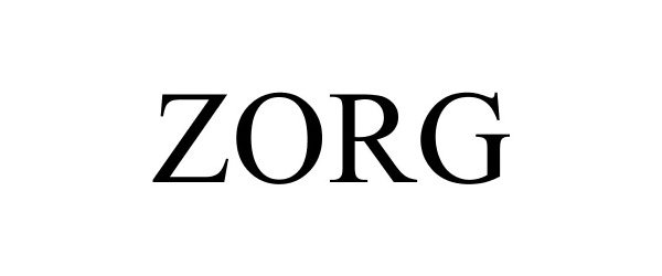 Trademark Logo ZORG