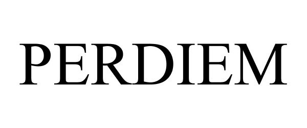 Trademark Logo PERDIEM