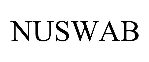 Trademark Logo NUSWAB