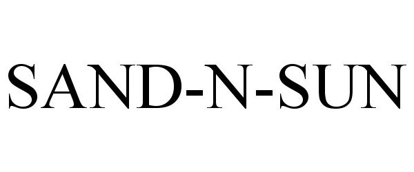 Trademark Logo SAND-N-SUN