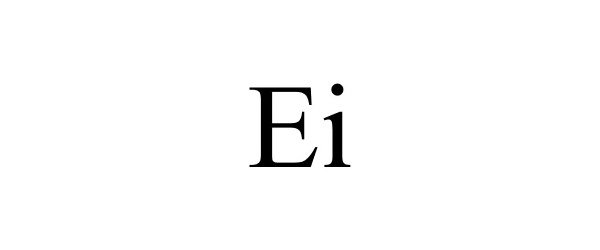 Trademark Logo EI