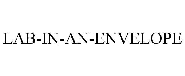 Trademark Logo LAB-IN-AN-ENVELOPE