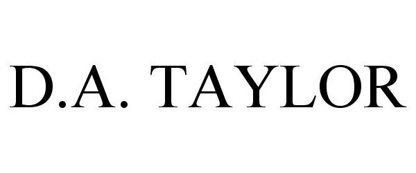 Trademark Logo D.A. TAYLOR