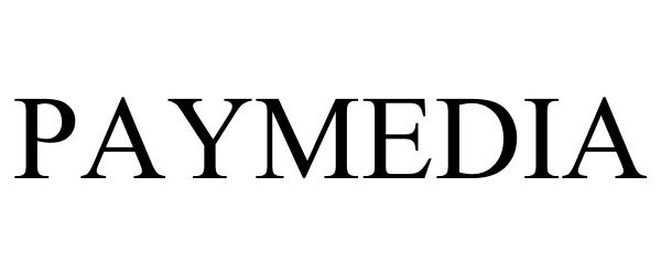 Trademark Logo PAYMEDIA