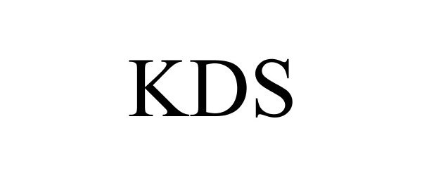 Trademark Logo KDS