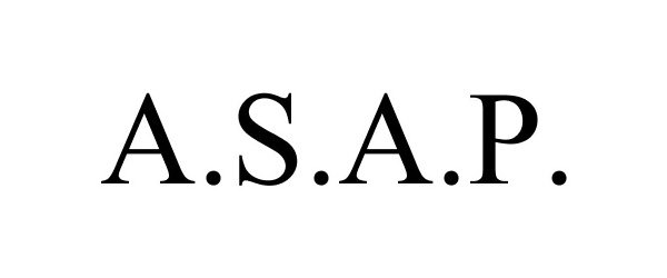 Trademark Logo A.S.A.P.