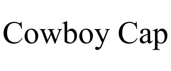 COWBOY CAP