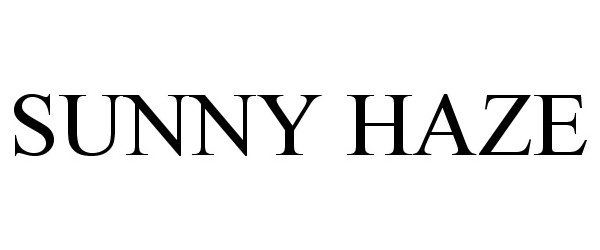 Trademark Logo SUNNY HAZE