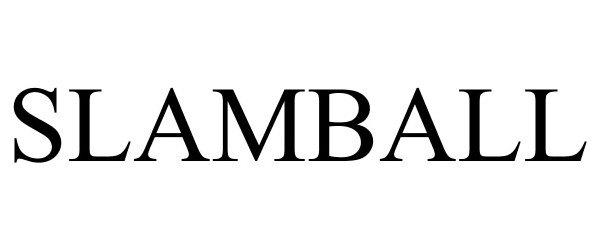 Trademark Logo SLAMBALL