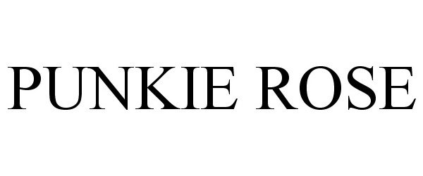 Trademark Logo PUNKIE ROSE