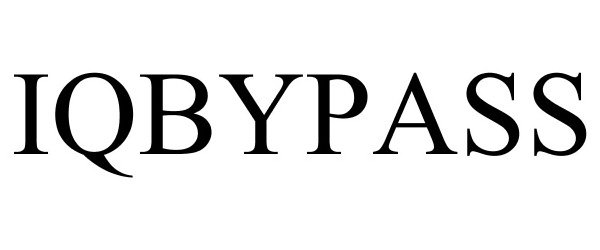 Trademark Logo IQBYPASS