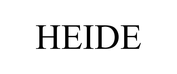 Trademark Logo HEIDE