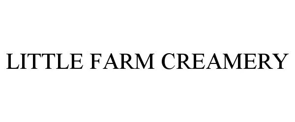  LITTLE FARM CREAMERY