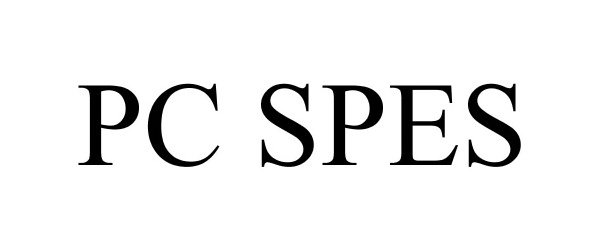 Trademark Logo PC SPES