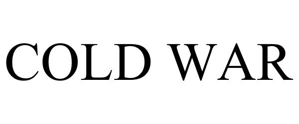 Trademark Logo COLD WAR