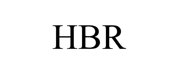 Trademark Logo HBR