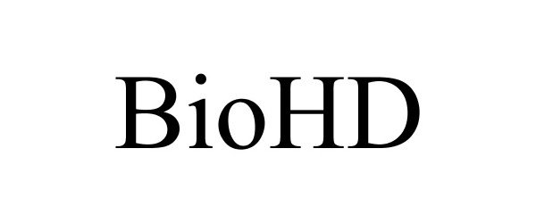 Trademark Logo BIOHD